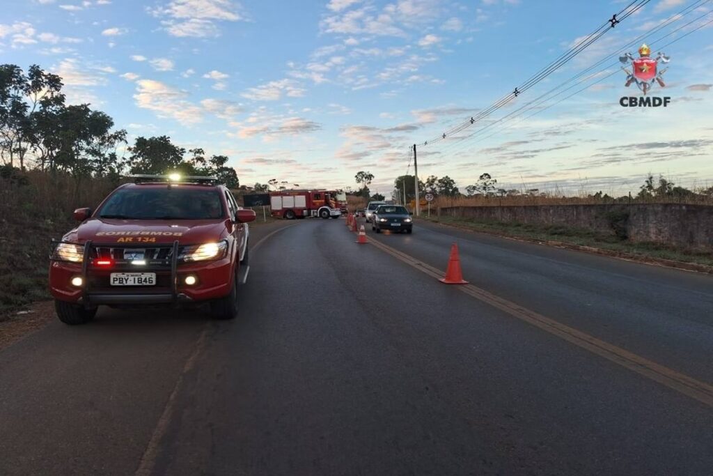 Acidente-DF-495-2-1024x683 Seis pessoas ficam feridas após colisão frontal em rodovia do DF.